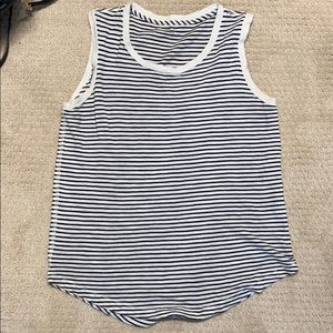 Madewell striped tank top